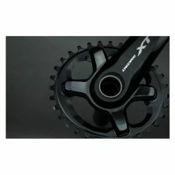 Plateau Ovale 4 Bras Asymétrique En Aluminium Vis Inclus Absolute Black 96 BCD SHIM.XT M8000 34 T -vélo Grand Magasin 718949 2