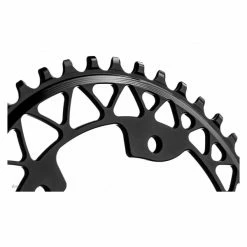 Plateau 4 Bras Asymétrique En Aluminium Absolute Black 110 BCD Gravel Shimano 1 X 10-12 V 46 T -vélo Grand Magasin 719041 1