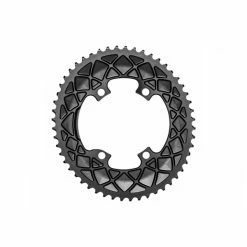 Plateau En Aluminium Ovale Asymétrique 4 Bras Absolute Black 110 BCD Shimano 9100/8000 38 T -vélo Grand Magasin 719085