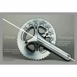 Plateau En Aluminium Ovale Absolute Black Winter Line 110 BCD 50 T -vélo Grand Magasin 719803