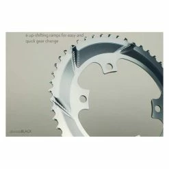 Plateau En Aluminium Ovale Absolute Black Winter Line 110 BCD 50 T -vélo Grand Magasin 719803 5