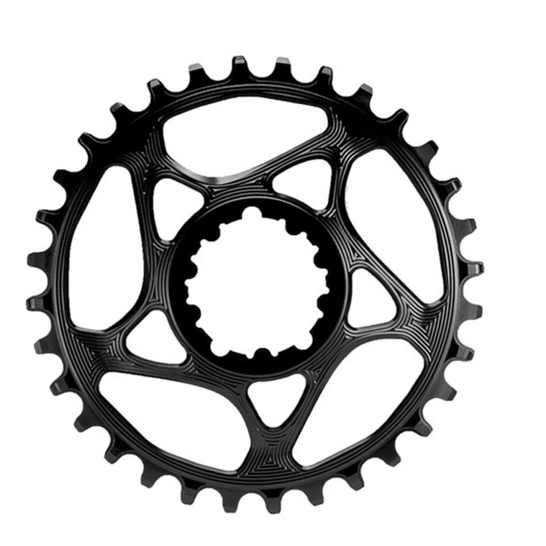 Plateau En Aluminium Absolute Black Direct Mount SRAM 1 X 10-12 V 32 T 3 Plateau En Aluminium Absolute Black Direct Mount SRAM 1 X 10-12 V 32 T