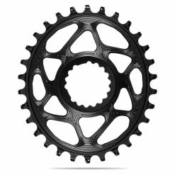 Plateau Ovale Aluminium Absolute Black Direct Mount Cannondale Hollowgram 1 X 10-12 V 30 T