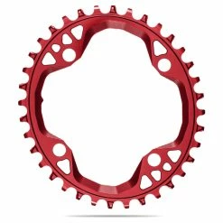 Plateau En Aluminium Ovale à 4 Bras Absolute Black 104 BCD 36 T