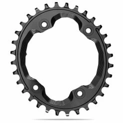Plateau 4 Bras Asymétrique A Viser En Aluminium Absolute Black Ovalado Ovalado 34 T 96 BCD Shimano XTR