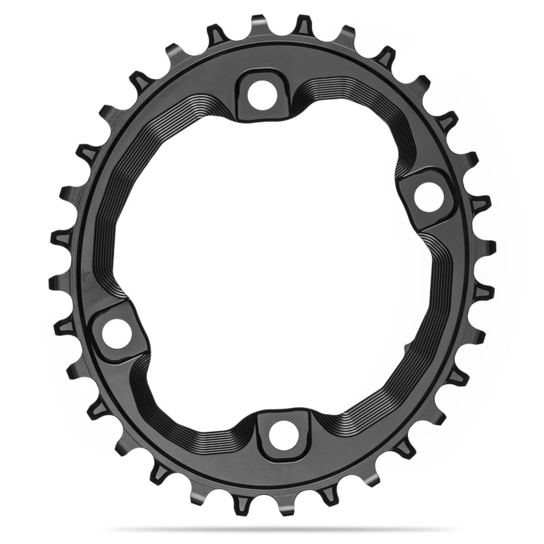 Plateau 4 Bras Asymétrique En Aluminium Ovale Vis Incluse Absolute Black 96 BCD SH.XT M8000 HG+ 32 T 3 Plateau 4 Bras Asymétrique En Aluminium Ovale Vis Incluse Absolute Black 96 BCD SH.XT M8000 HG+ 32 T