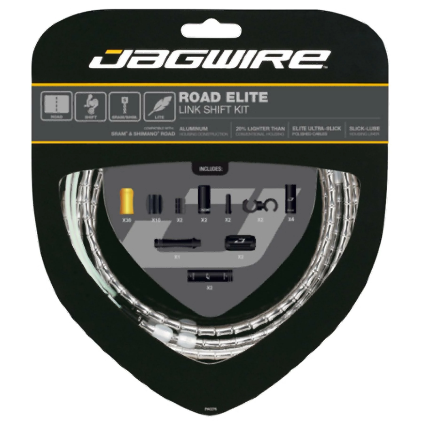 Kit Câble De Dérailleur Jagwire Road Elite 4 Kit Câble De Dérailleur Jagwire Road Elite – Image 2