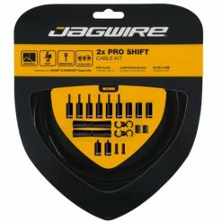 Kit Câble De Dérailleur Jagwire 2X Pro -vélo Grand Magasin ja8105.blk 0