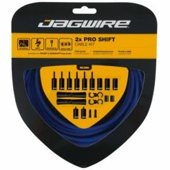 Kit Câble De Dérailleur Jagwire 2X Pro -vélo Grand Magasin ja8105.blu 1