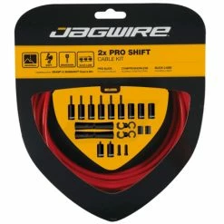 Kit Câble De Dérailleur Jagwire 2X Pro -vélo Grand Magasin ja8105.red 6