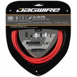 Kit Câble De Dérailleur Jagwire 2X Elite -vélo Grand Magasin ja8110.red 0