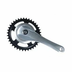 Pédalier En Aluminium Carré Avec Disque Protecteur Mijnenpieper Rock 38 T