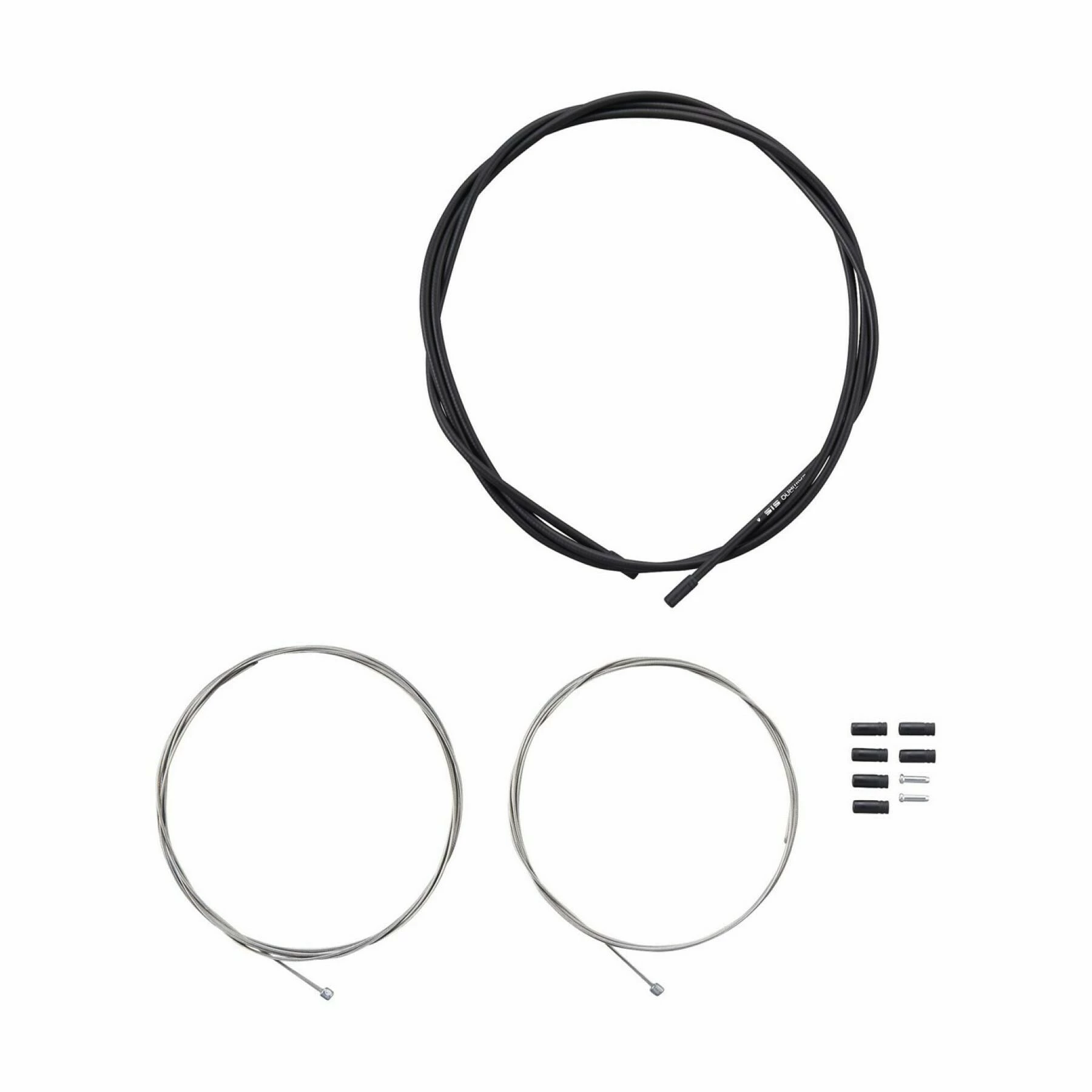 Jeu De Câbles Et Gaines De Changements De Vitesse Acier Route Shimano 3 Jeu De Câbles Et Gaines De Changements De Vitesse Acier Route Shimano