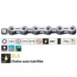 Chaîne Vélo Autolubrifiée Yaban 10V (164)